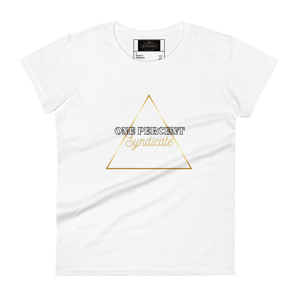 Female Golden Triad T-Shirt - Black Logo