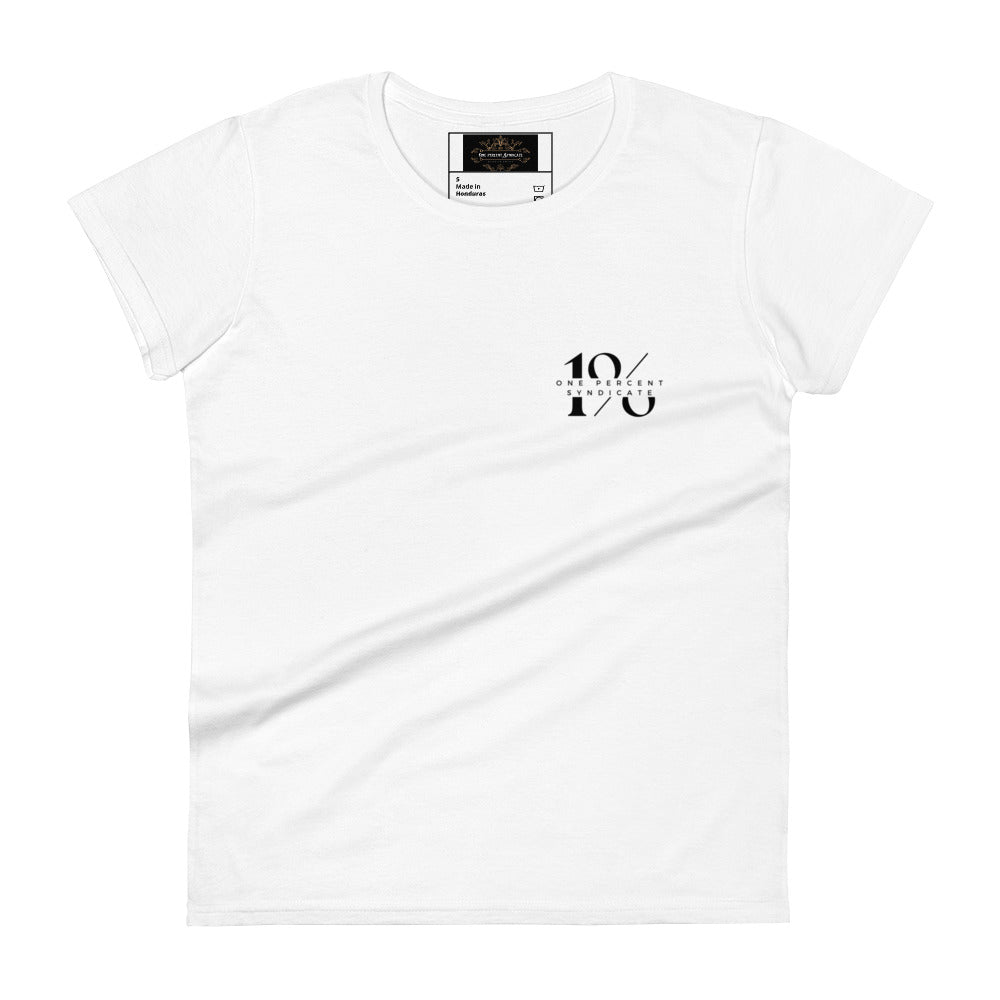 Female Syndicate Minimalist T-Shirt - Black Logo