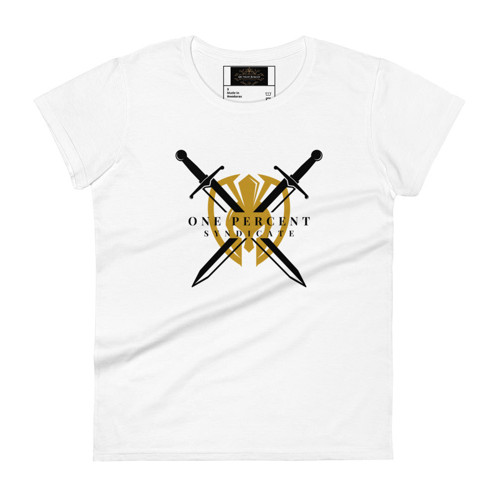 Female Knight's Crest T-Shirt - Black Logo